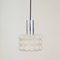 Mid-Century Modern Bubble Glass & Chrome Pendant Lamp by Helena Tynell for Limburg, Germany, 1960s, Image 1