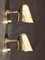 Verstellbare Wandlampen aus Messing von Jacques Biny für Luminalité, 1950er, 2er Set 2