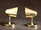 Verstellbare Wandlampen aus Messing von Jacques Biny für Luminalité, 1950er, 2er Set 7