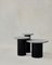 Raindrop Side Table Set in Microcrete and Patinated by Fred Rigby Studio, Set of 3 1