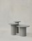 Juego de mesa auxiliar Raindrop de microcemento y gris piedra de Fred Rigby Studio. Juego de 3, Imagen 1
