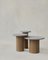 Raindrop Side Table Set in Microcrete and Oak by Fred Rigby Studio, Set of 3 1