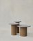 Raindrop Side Table Set in Microcrete and Oak by Fred Rigby Studio, Set of 3, Image 1