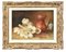 Théodore Lespinasse, Vaso con anemoni bianchi, Olio su tela, 1900, Incorniciato, Immagine 1