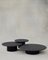 Raindrop Coffee Table Set in Black Oak and Patinated by Fred Rigby Studio, Set of 3 1