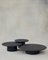 Raindrop Coffee Table Set in Black Oak and Midnight Blue by Fred Rigby Studio, Set of 3 1