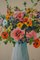Patrice Guiraud, Floral Burst No.1, 2017, Öl auf Leinwand 2