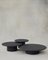 Raindrop Coffee Table Set in Black Oak and Black Oak by Fred Rigby Studio, Set of 3 1