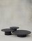 Raindrop Coffee Table Set in Black Oak and Black Oak by Fred Rigby Studio, Set of 3, Image 1