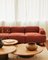 Raindrop Coffee Table Set in Oak and Terracotta by Fred Rigby Studio, Set of 3, Image 5