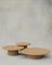 Raindrop Coffee Table Set in Oak and Oak by Fred Rigby Studio, Set of 3, Image 1