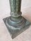 Italian Scaglioga Pedestal in Green Faux Marble, Image 4