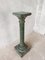 Italian Scaglioga Pedestal in Green Faux Marble, Image 2