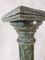 Italian Scaglioga Pedestal in Green Faux Marble, Image 7