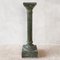 Italian Scaglioga Pedestal in Green Faux Marble, Image 1