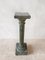 Italian Scaglioga Pedestal in Green Faux Marble 8