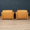 Vintage Italian Maralunga Armchairs in Leather in by Vico Magistretti, 1980, Set of 2 5