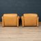 Vintage Italian Maralunga Armchairs in Leather in by Vico Magistretti, 1980, Set of 2, Image 5