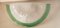 Applique in vetro di Murano con bordo verde, Immagine 1