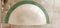 Wandlampe aus Muranoglas mit grünem Rand 3