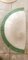 Applique in vetro di Murano con bordo verde, Immagine 5