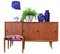 Danish Sideboard in Teak with Sliding Doors, 1960s 5