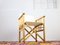 Silla plegable de director italiana vintage de Calligaris, Imagen 4