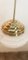 Brass and Glass Ceiling Lamp, Image 4