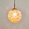 Large Mid-Century Modern Amber Bubble Glass Ceiling Light by Helena Tynell for Limburg, Germany, 1960s 4