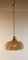 Lámpara de techo de vidrio ámbar, Imagen 2