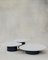 Raindrop Coffee Table Set in White Oak and Midnight Blue by Fred Rigby Studio, Set of 3, Image 1