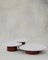 Tavolini da caffè Raindrop in quercia bianca e terracotta di Fred Rigby Studio, set di 3, Immagine 1