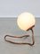 Vintage Organic Table Lamp in Copper and Opaline 6