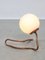 Vintage Organic Table Lamp in Copper and Opaline, Image 6
