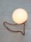 Vintage Organic Table Lamp in Copper and Opaline 10