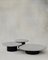 Raindrop Coffee Table Set in Microcrete and Patinated by Fred Rigby Studio, Set of 3, Image 1