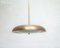 Large Pendant Lamp with Glass Shade, Italy, 1950s 1