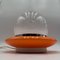Large Space Age Orange Table Lamp, 1970s 3
