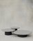 Tavolini da caffè Raindrop in microcrete e quercia nera di Fred Rigby Studio, set di 3, Immagine 1