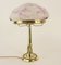 Lámpara de mesa modernista de latón, años 30, Imagen 8