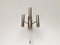 Mid-Century Space Age Chrome Wall Lamps, 1960s, Set of 2 5