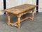 Larger French Bleached Oak Coffee Table, 1920, Image 1