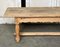 Larger French Bleached Oak Coffee Table, 1920, Image 11
