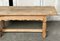 Larger French Bleached Oak Coffee Table, 1920 15