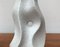 Mid-Century German White Sculptural Op Art Vases by Peter Müller for Sgrafo Modern, 1960s, Set of 6 36