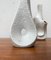 Mid-Century German White Sculptural Op Art Vases by Peter Müller for Sgrafo Modern, 1960s, Set of 6, Image 17