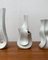 Mid-Century German White Sculptural Op Art Vases by Peter Müller for Sgrafo Modern, 1960s, Set of 6 7
