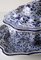 Large Hand-Painted Delft Soup Tureen with Tray 5