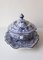 Large Hand-Painted Delft Soup Tureen with Tray 4