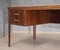 Mid-Century Italian Writing Desk in Walnut and Leather, 1950 11